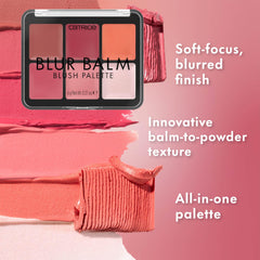 Catrice texture swipe on arm demonstrating blendable formula and buildability
