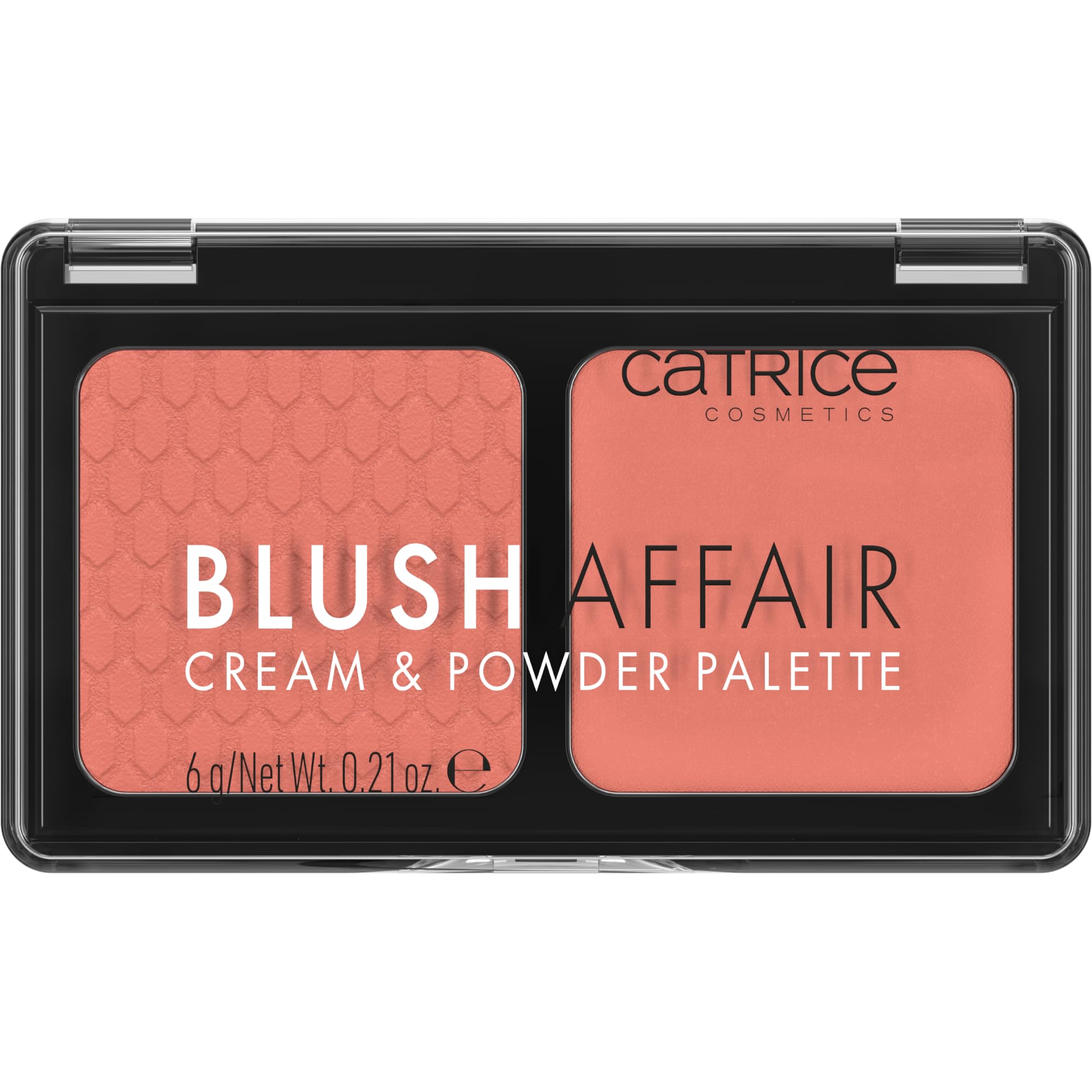 Catrice front view of palette showing cream and powder, easy color selection