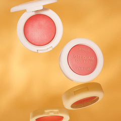 Catrice blush tucked inside a makeup bag demonstrating everyday portability