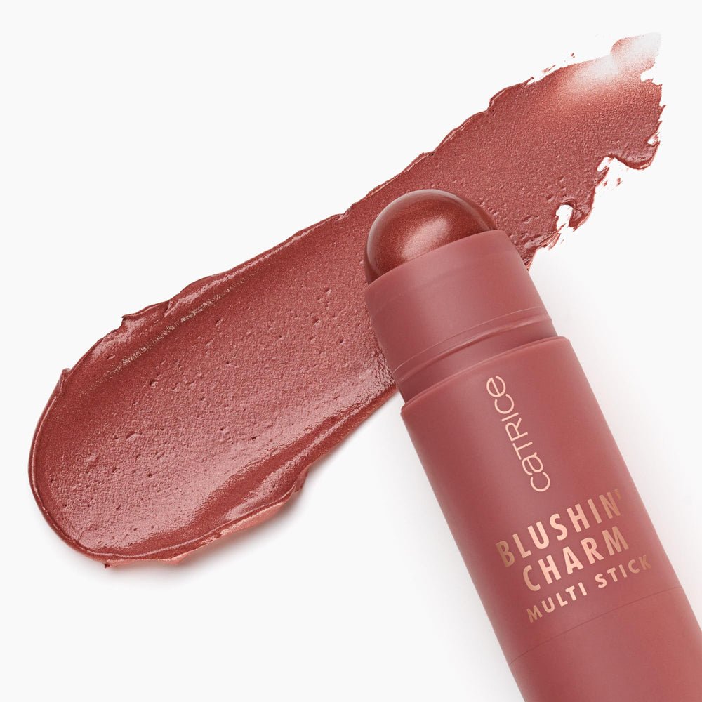 Catrice Blushin' Charm stick with cap off showing twist-up convenience benefit