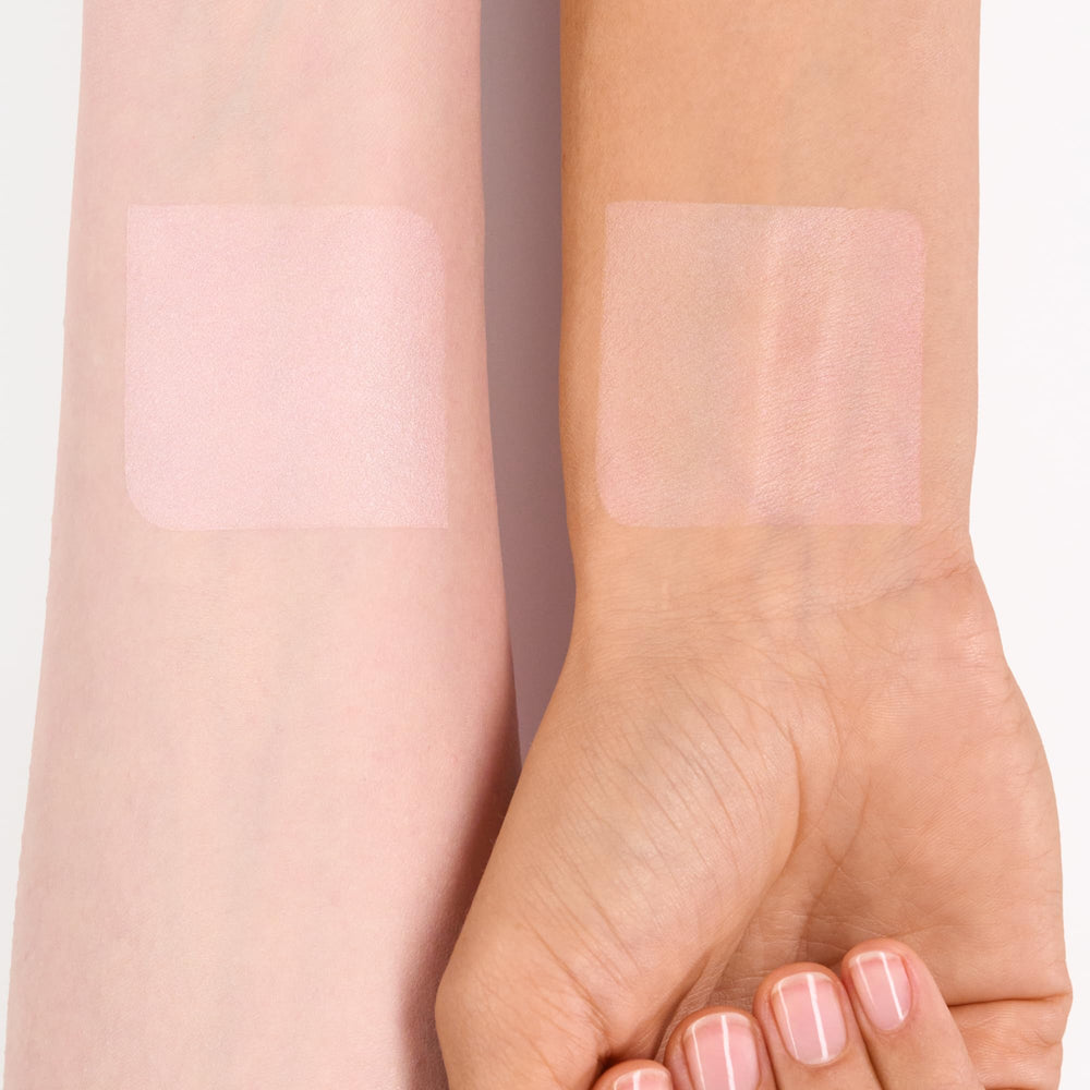 Catrice split face before and after image showing visible blurring and softening