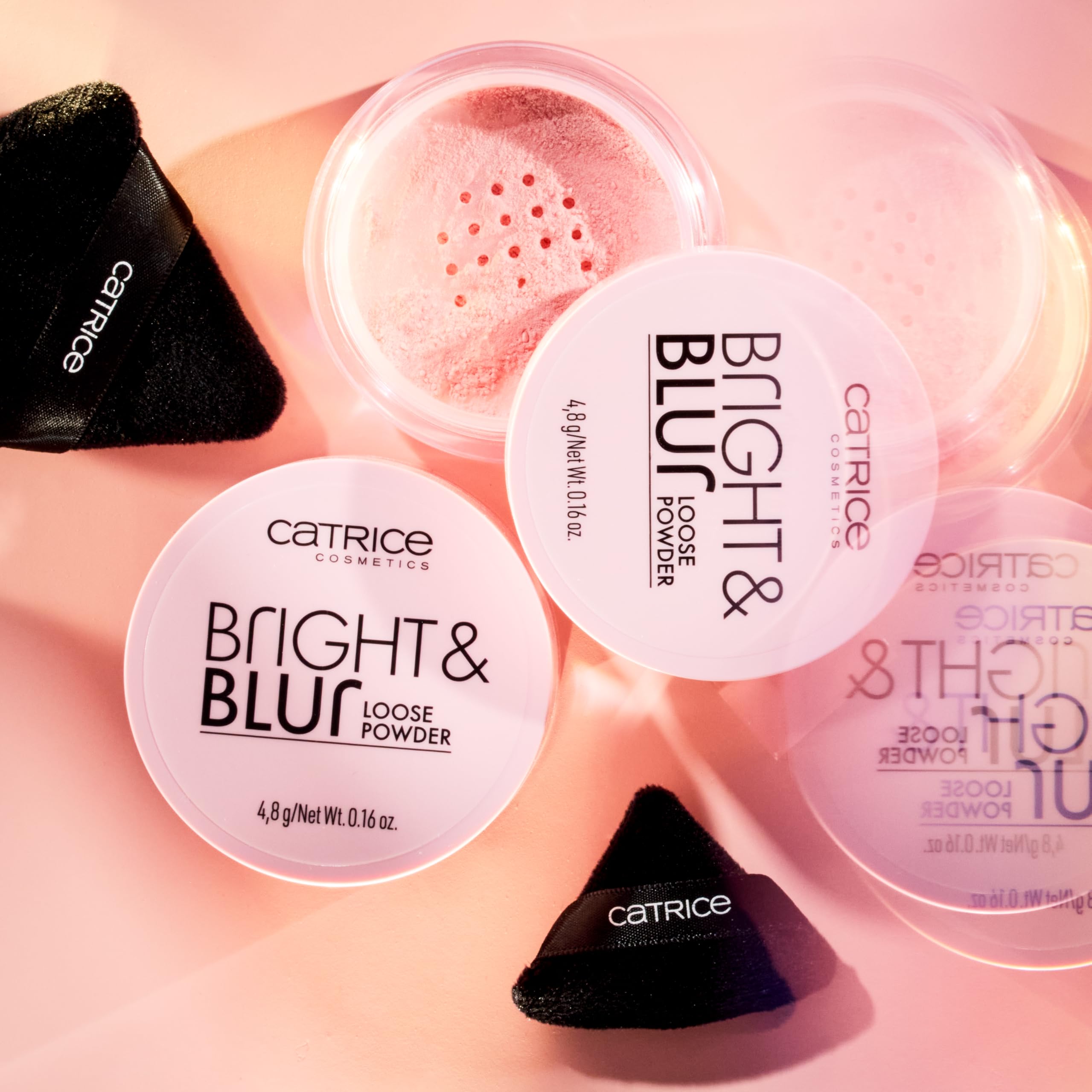 Catrice Cosmetics on a bathroom vanity depicting daily routine convenience