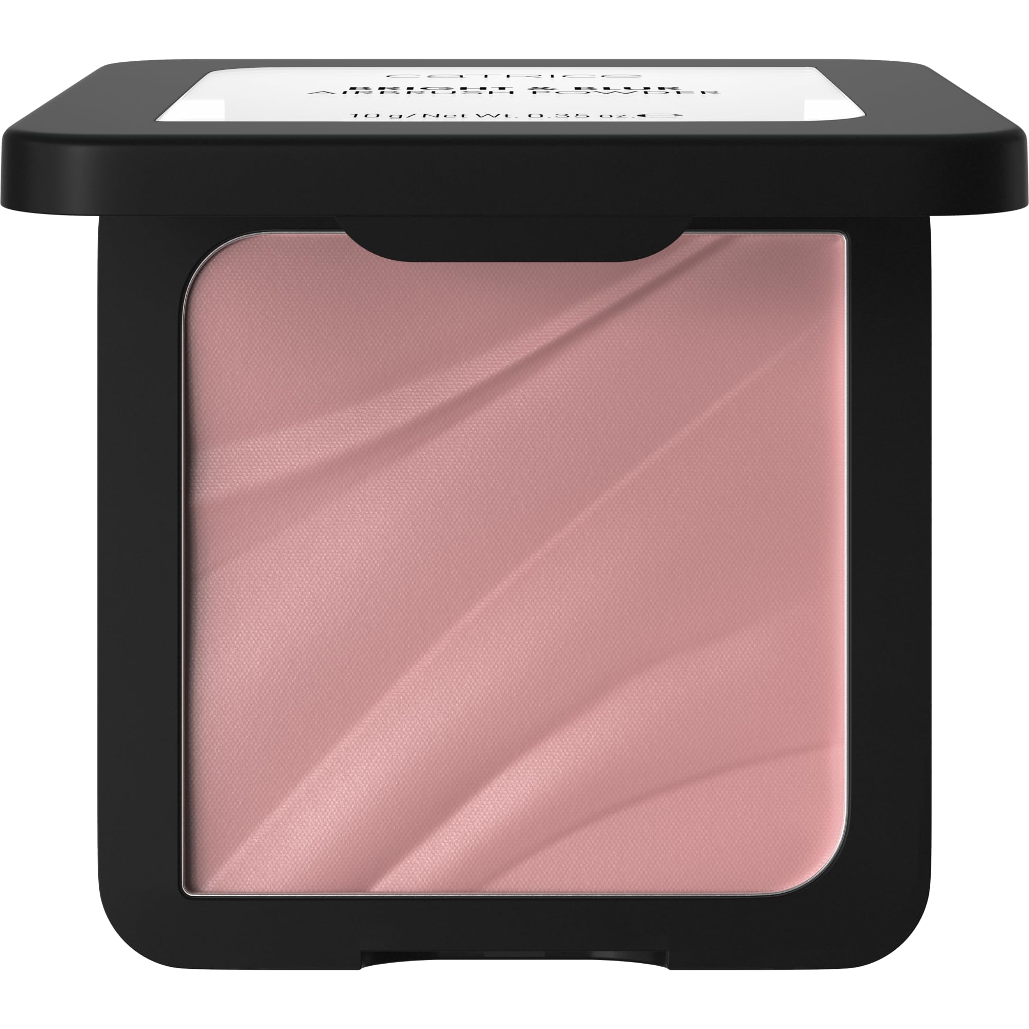 Catrice powder open showing ultra-fine pressed texture for seamless blending