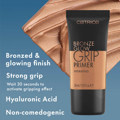 Catrice pump dispenser highlighting hygienic application and controlled product release benefit