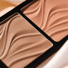 Catrice compact inside a small travel bag ready for on-the-go touch-ups