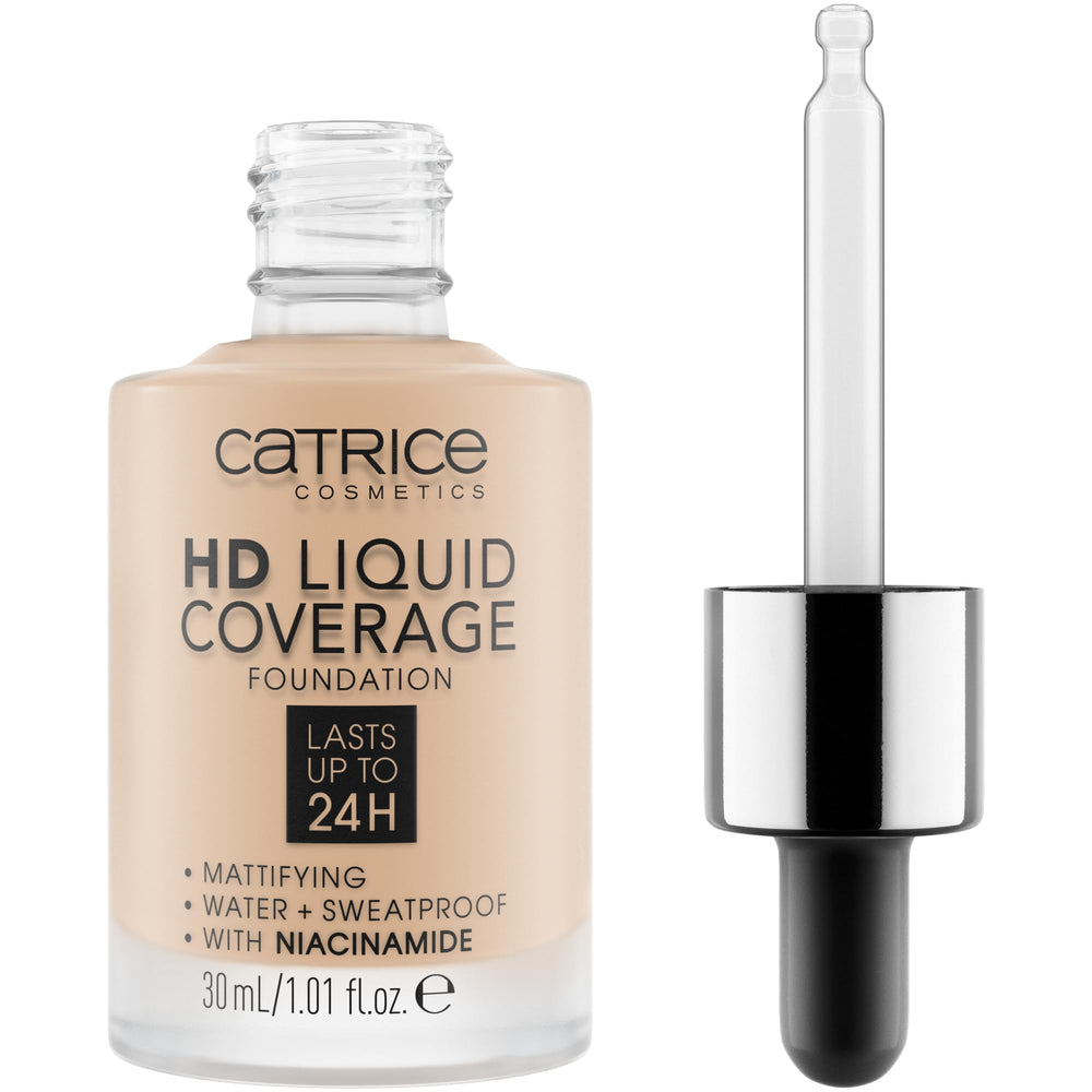 Catrice dropper applicator delivering precise product for clean application