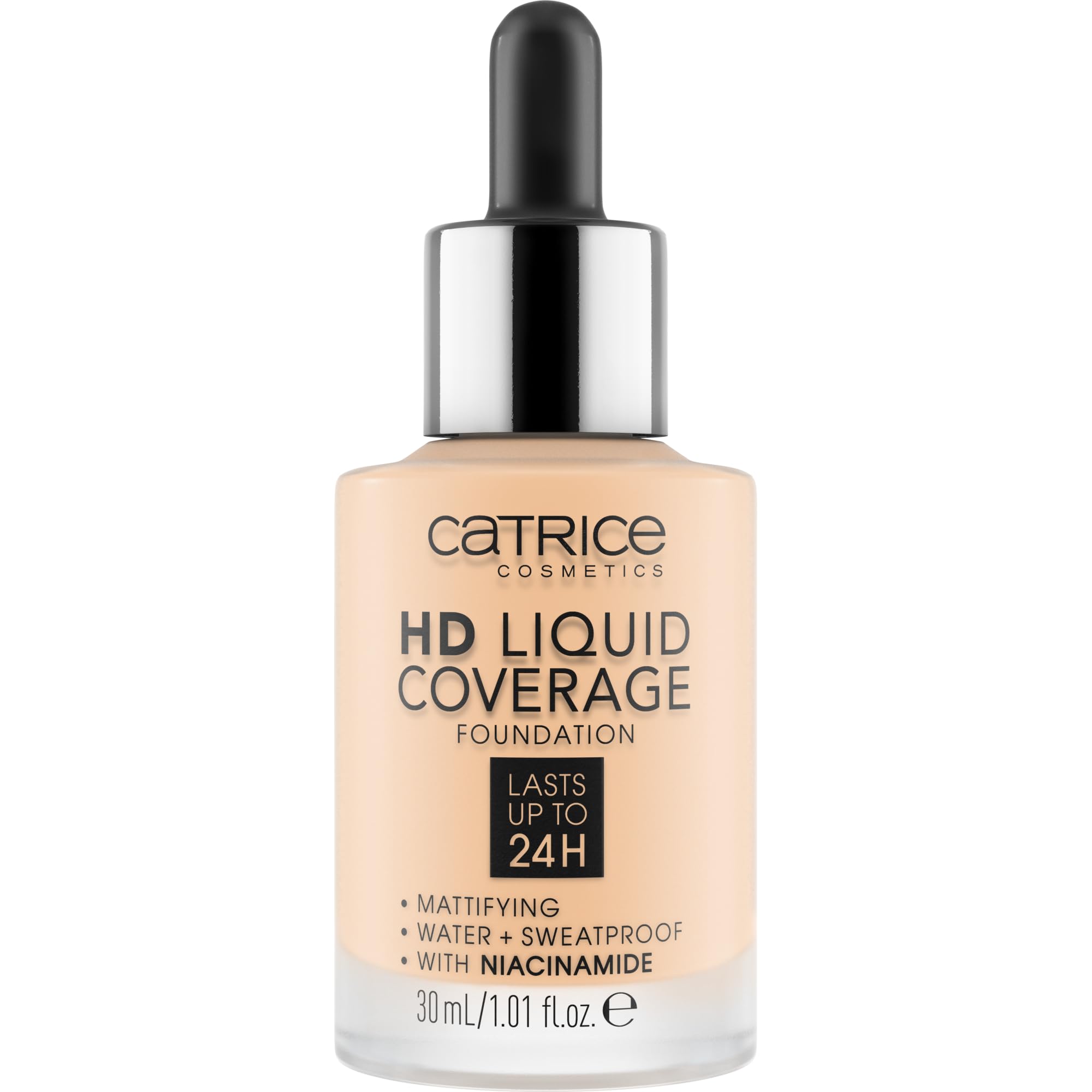 Catrice dropper applicator close-up for precise, buildable control