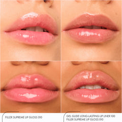 Catrice model wearing gloss showing lightweight comfortable wear benefit