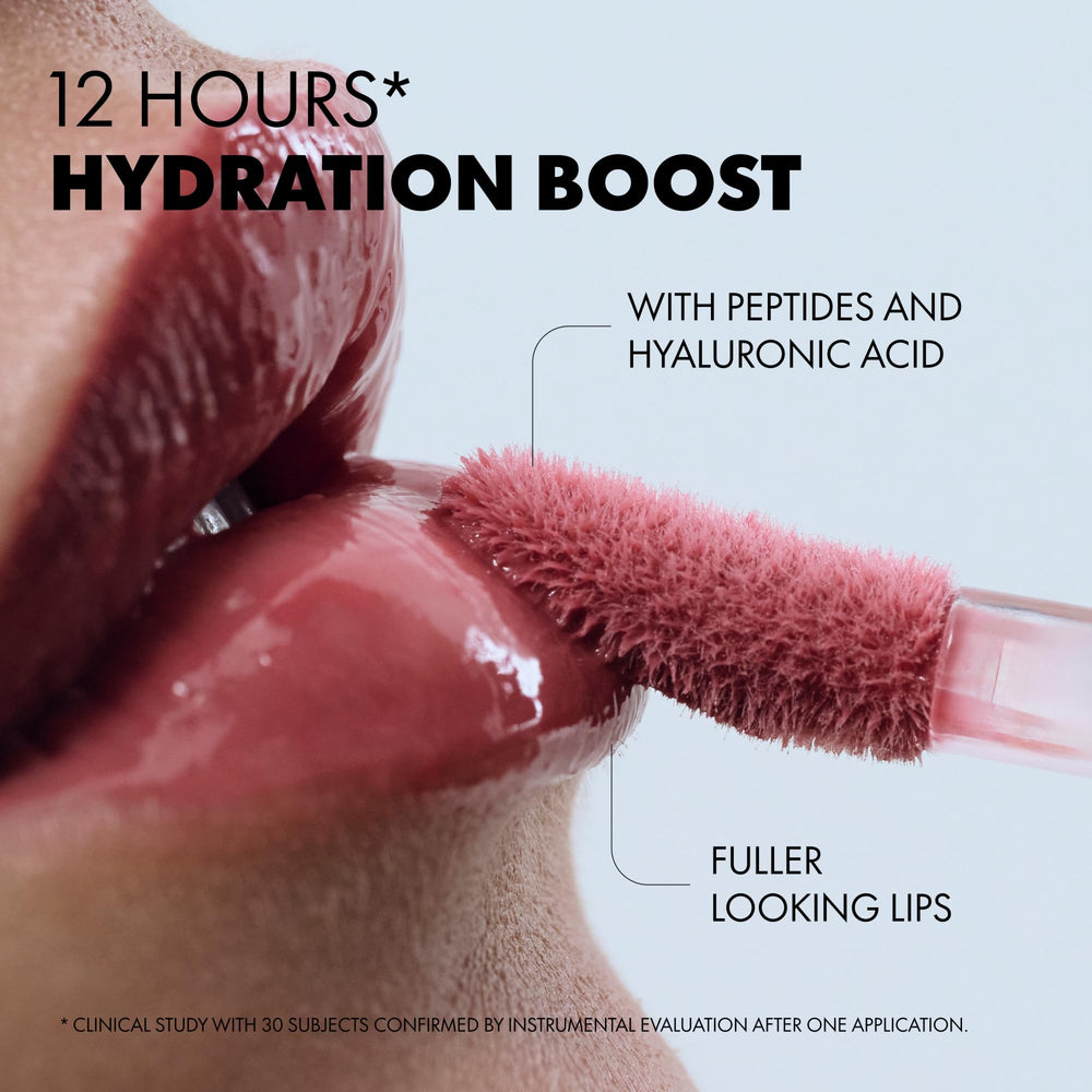Catrice lip swatch on hand illustrating color payoff and hydration benefit