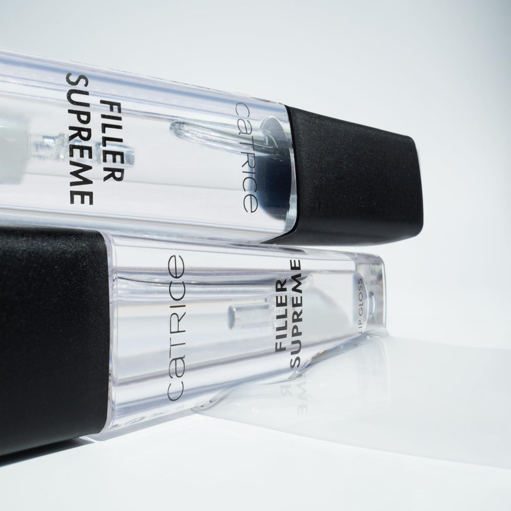 Catrice gloss texture swirl demonstrating high-shine and smoothness benefit