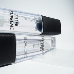 Catrice gloss texture swirl demonstrating high-shine and smoothness benefit