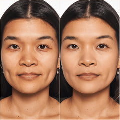 Catrice split before-and-after showing visible coverage benefit