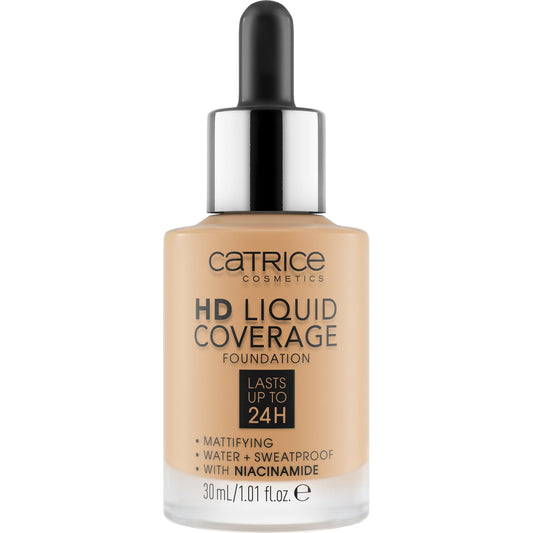 Catrice dropper delivering precise foundation amount for controlled application and less waste