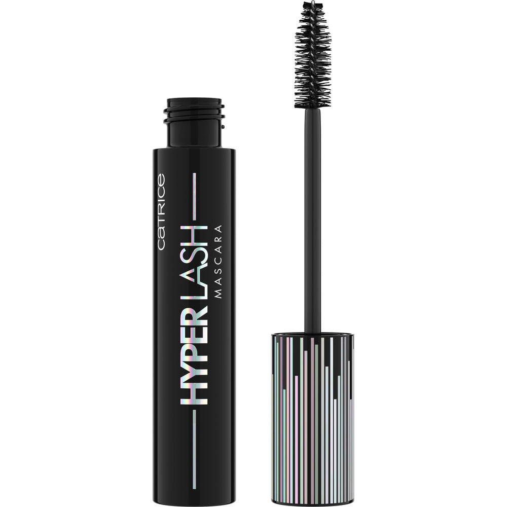 Catrice Hyper Lash front packaging showing sleek tube and Electric Black shade benefit bold color