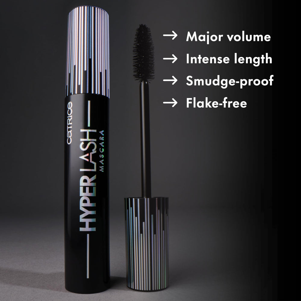 Catrice Hyper Lash texture swipe demonstrating smooth, buildable formula for weightless wear