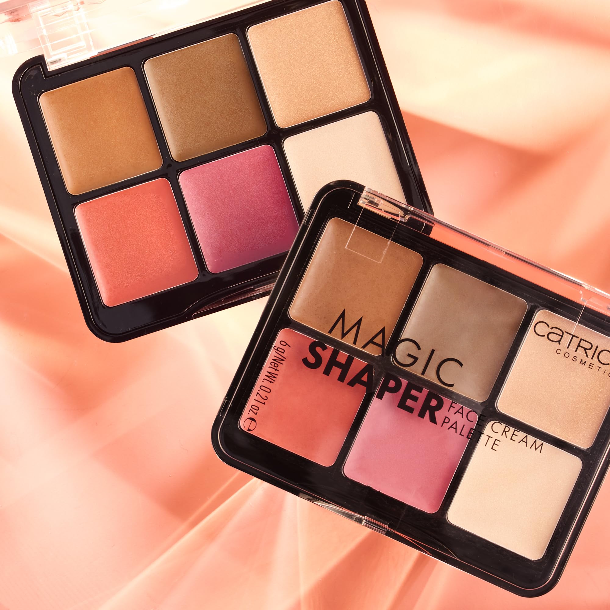 Catrice Magic Shaper styled in a makeup bag scene showing ready-to-go convenience