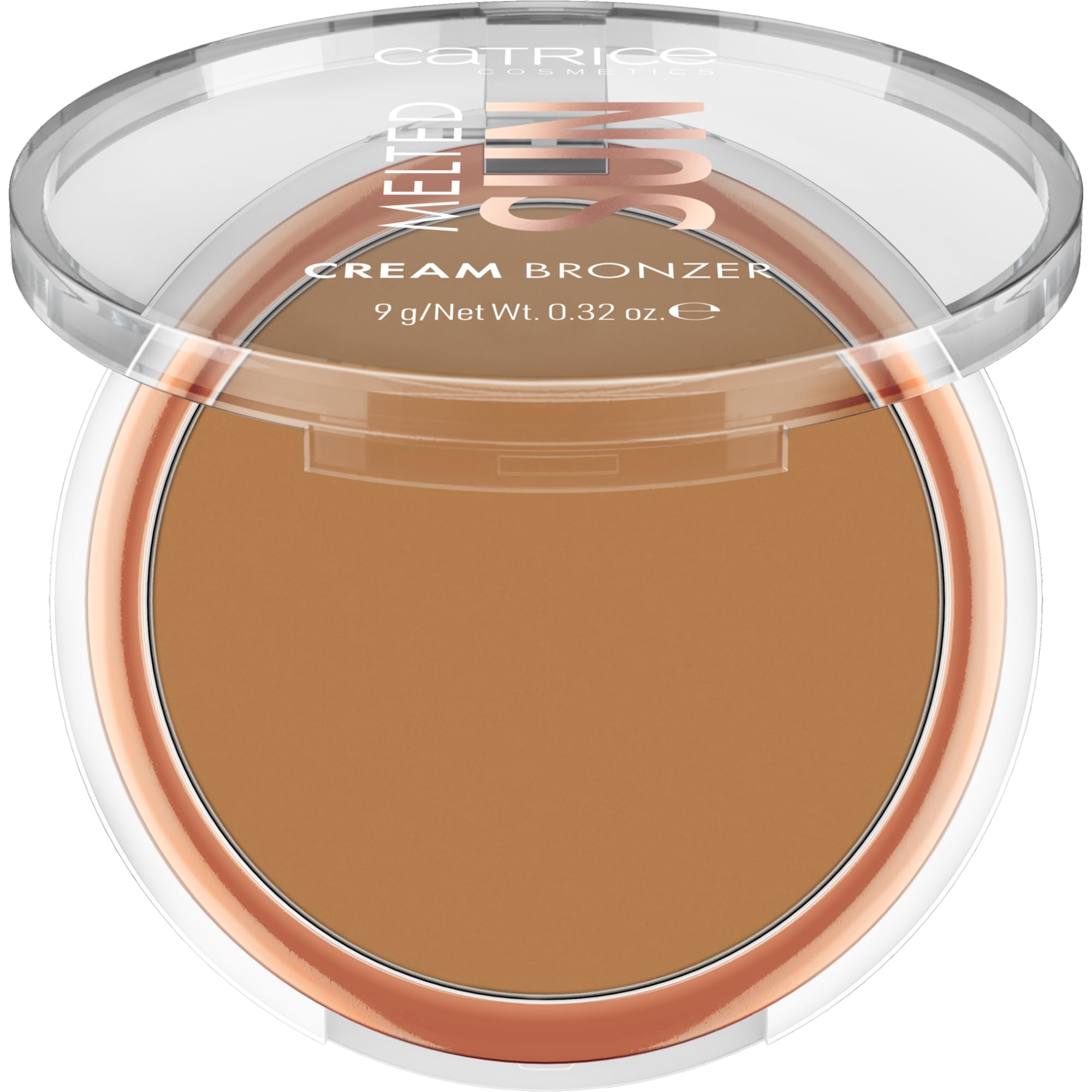 Catrice Melted Sun front tube showing shade Beach Babe and compact design benefit