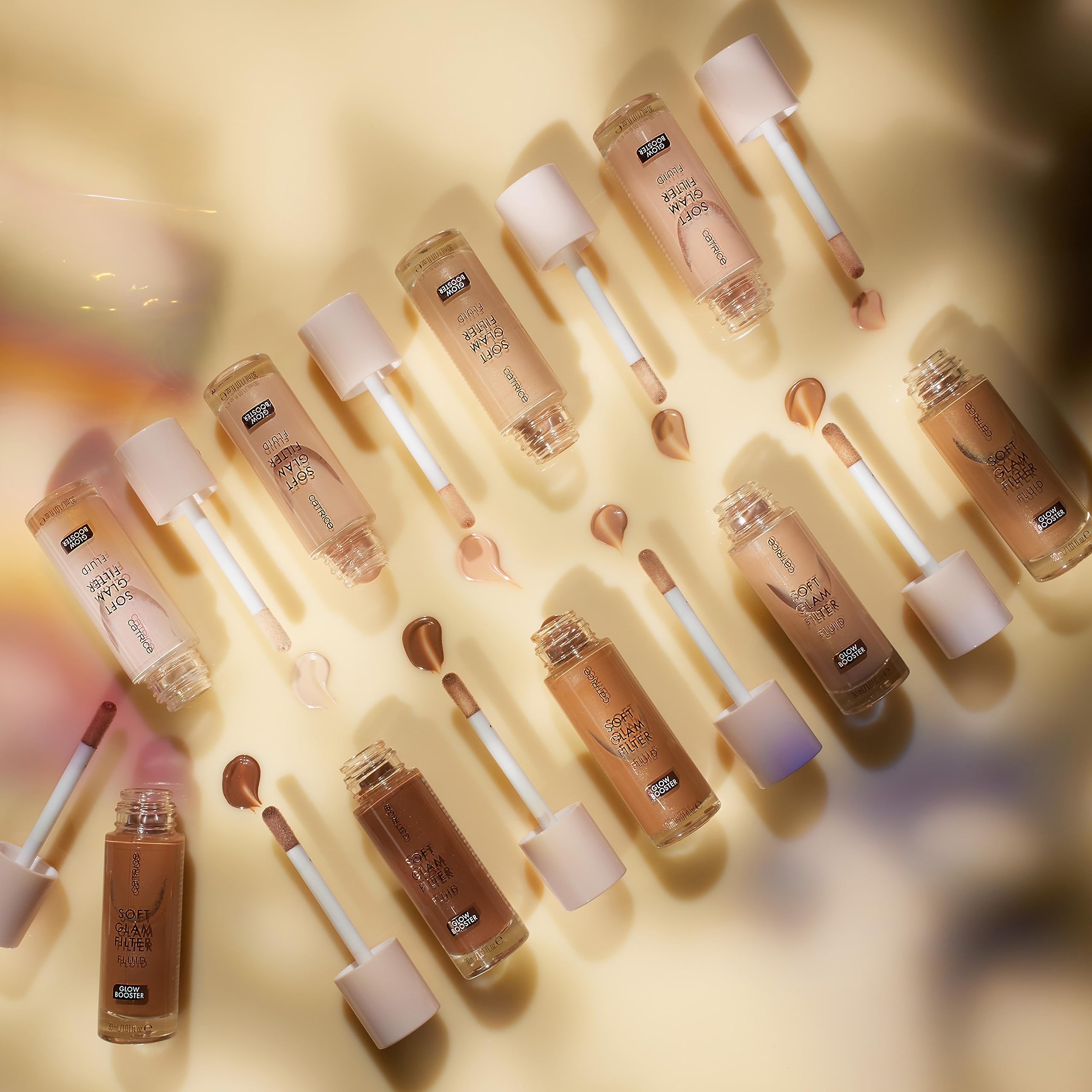 Swatch of Catrice 02 Fair on wrist showing shade match and natural radiance