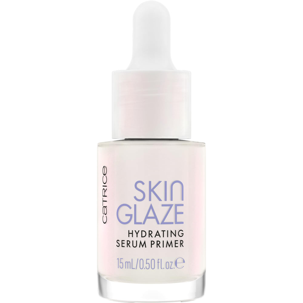 Catrice texture swatch of hydrating serum primer demonstrating smooth application