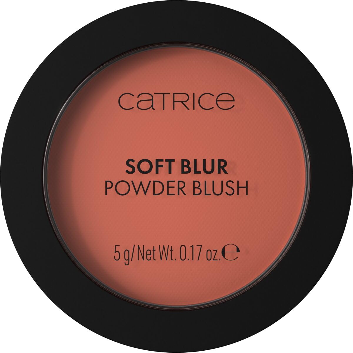 Catrice soft blur powder blush front packaging showing compact and shade number for quick ID