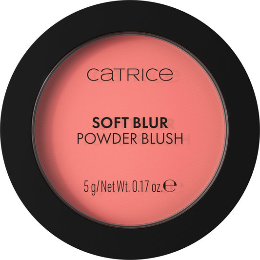 Catrice Soft Blur Powder Blush front pan showing Pink Positive shade and true color payoff