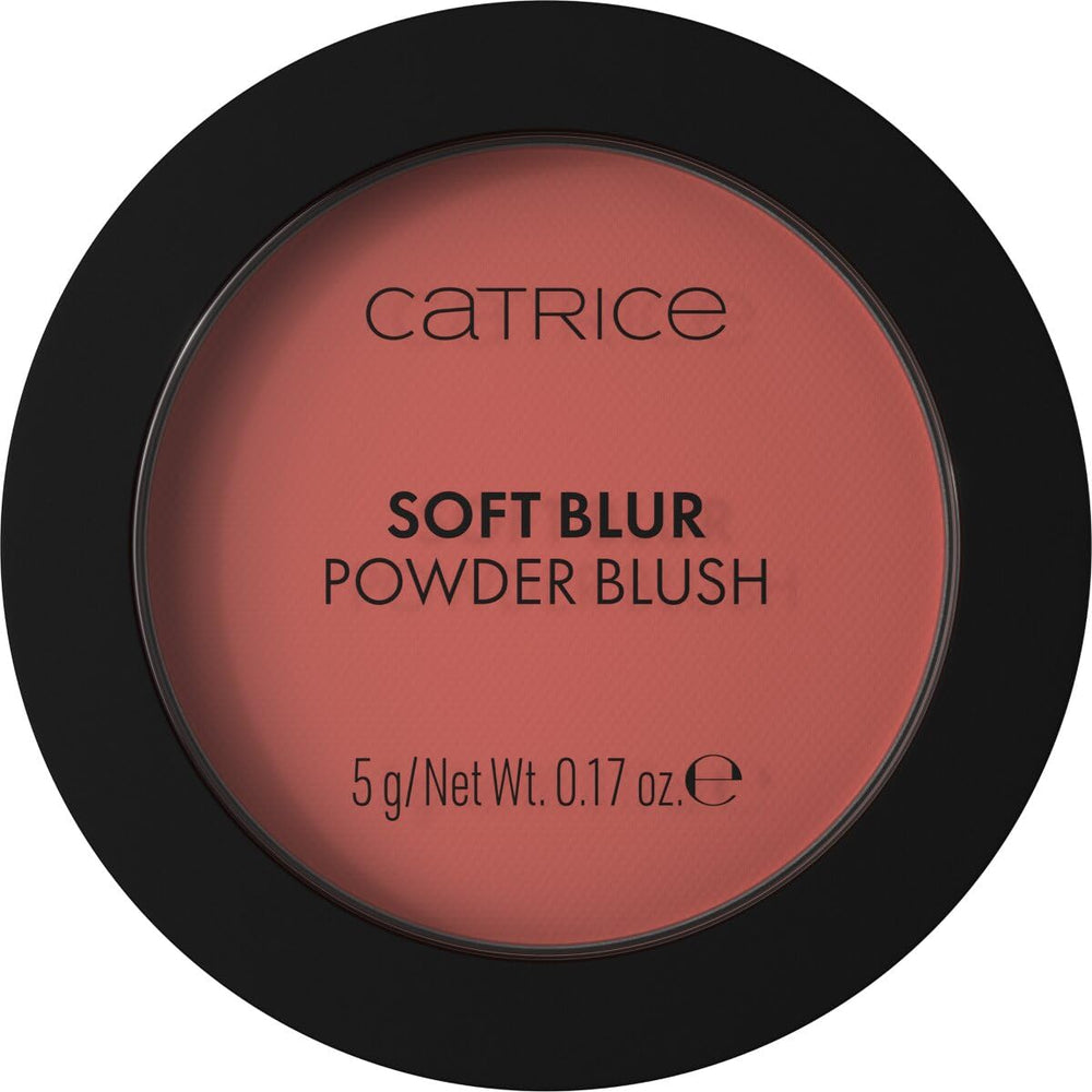 Catrice front pan showing shade Berry Me Later! and compact label benefits