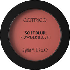 Catrice front pan showing shade Berry Me Later! and compact label benefits
