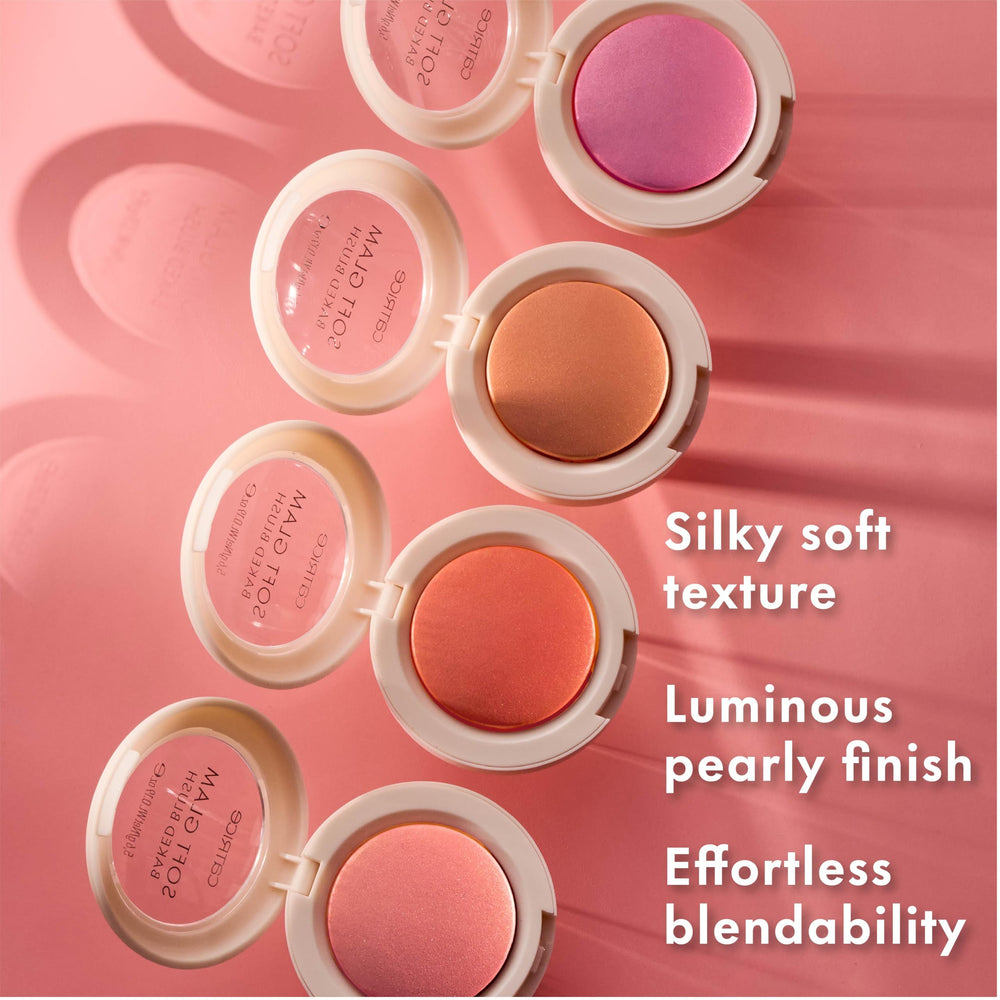 Catrice blush brush swatch showing smooth pick-up and blendable payoff benefit