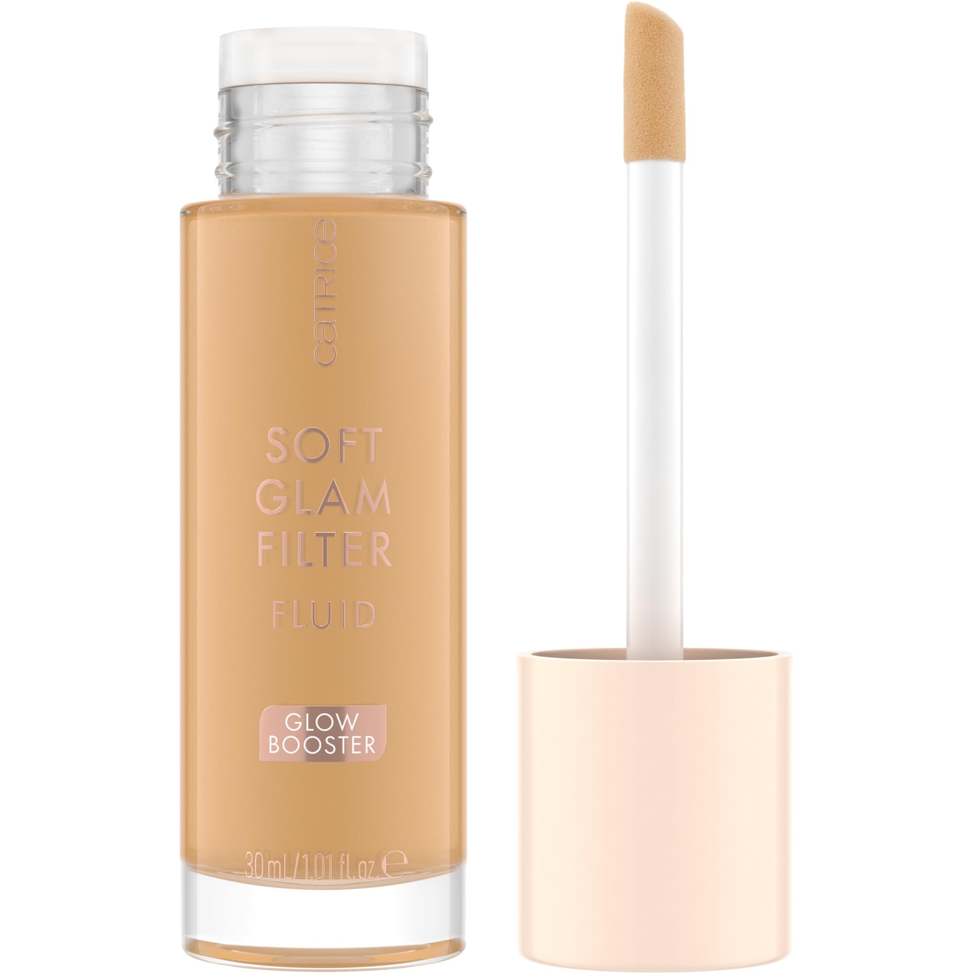 Catrice front packaging showing shade 40 Medium Tan and luminous finish benefit