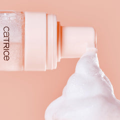 Label close-up of Catrice ingredient panel showing vegan and cruelty-free