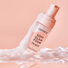 Vanity lifestyle with Catrice primer conveying a fresh, radiant morning routine