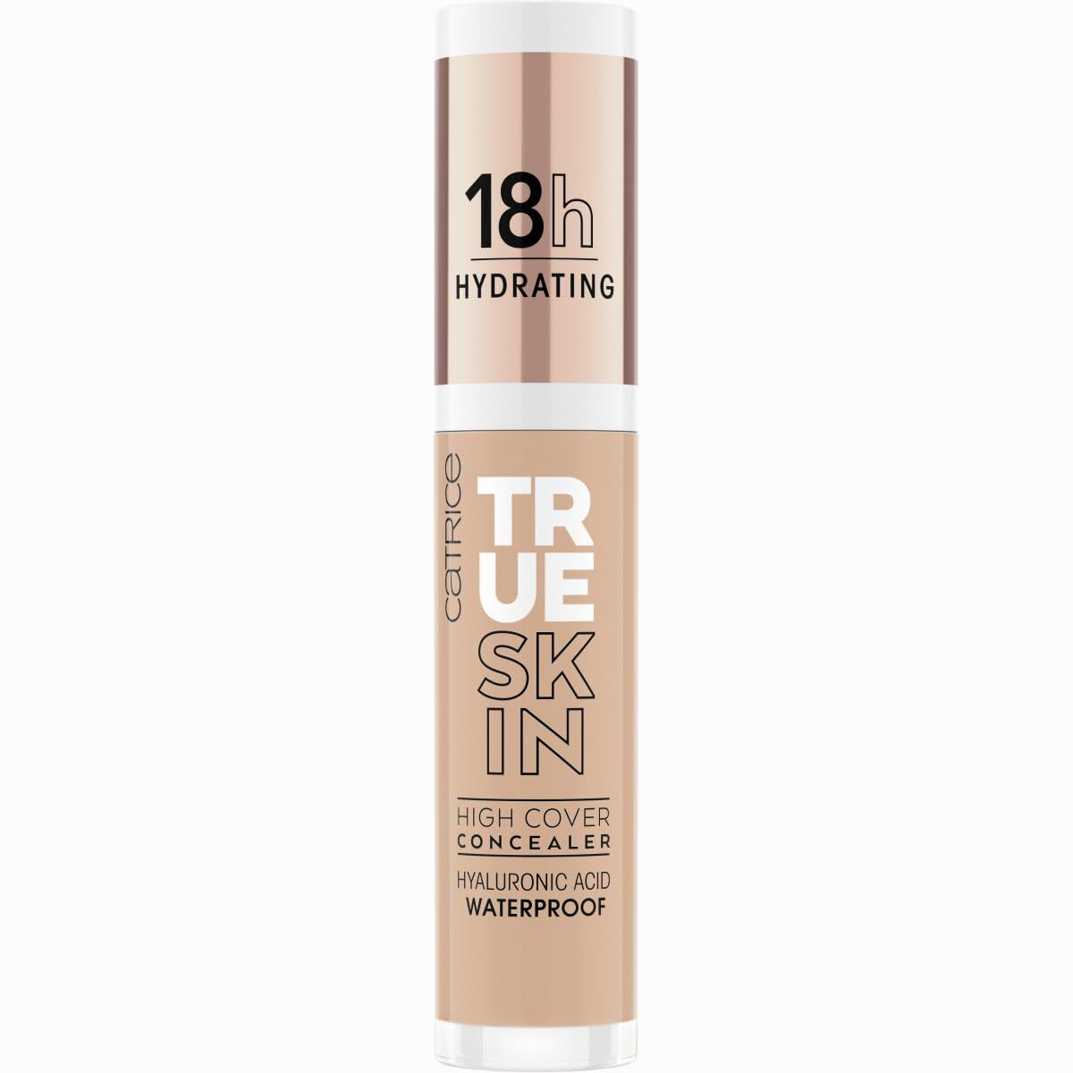 Catrice True Skin concealer front view showing compact tube and shade 033 Cool Almond for full coverage