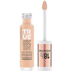 Catrice concealer wand with product drop demonstrating creamy waterproof texture