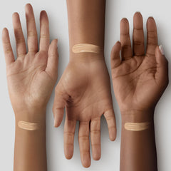 Catrice True Skin under-eye demo showing natural concealment and hydrated finish