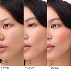 Catrice Velvet Pudding applying with fingers for easy blending