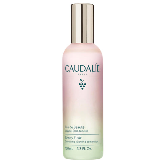 Caudalie bottle front packaging showing label and 100 mL size benefit