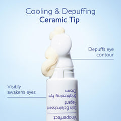 Caudalie eye cream staged in bathroom to suggest daily routine benefit