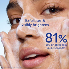 Caudalie foam texture close-up illustrating airy foam and gentle exfoliation benefit