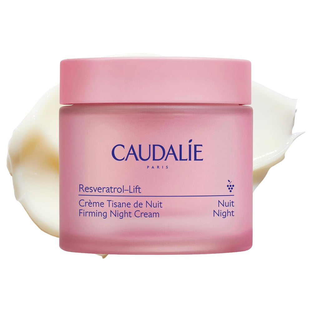 Caudalie front jar showing brand and firming night cream benefit