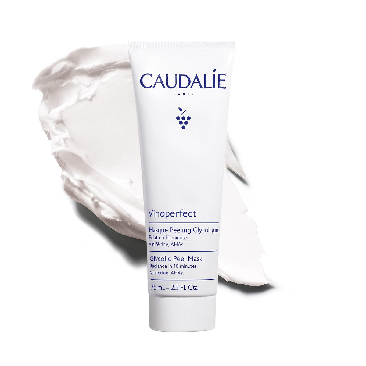 Caudalie front packaging showing tube and product benefit for radiance