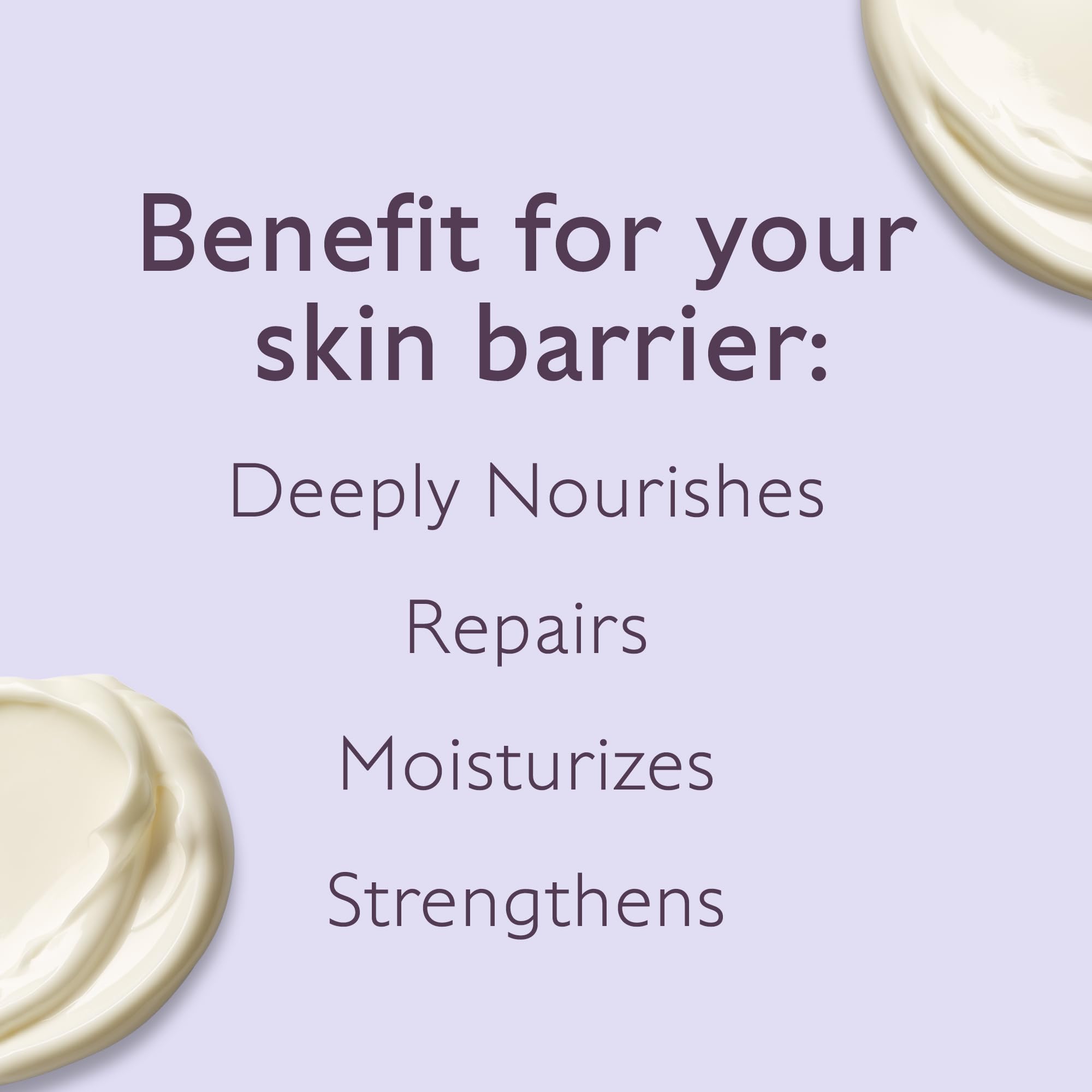 Caudalie display of shea butter grape-seed and desert date for barrier support