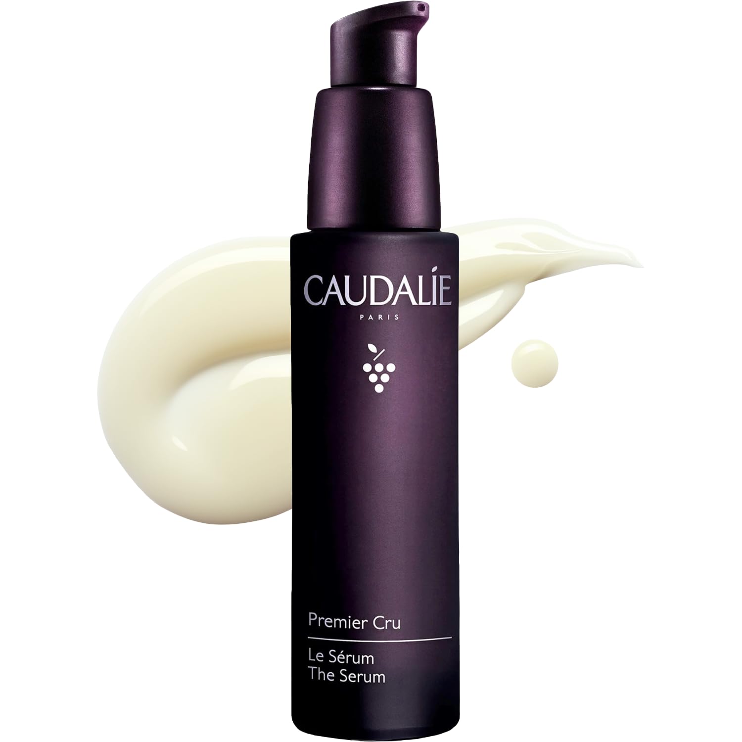 Caudalie bottle front view showing elegant packaging and anti-aging benefit