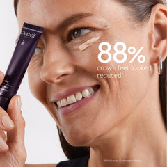 Caudalie product with key ingredients flatlay highlighting longevity patent benefit