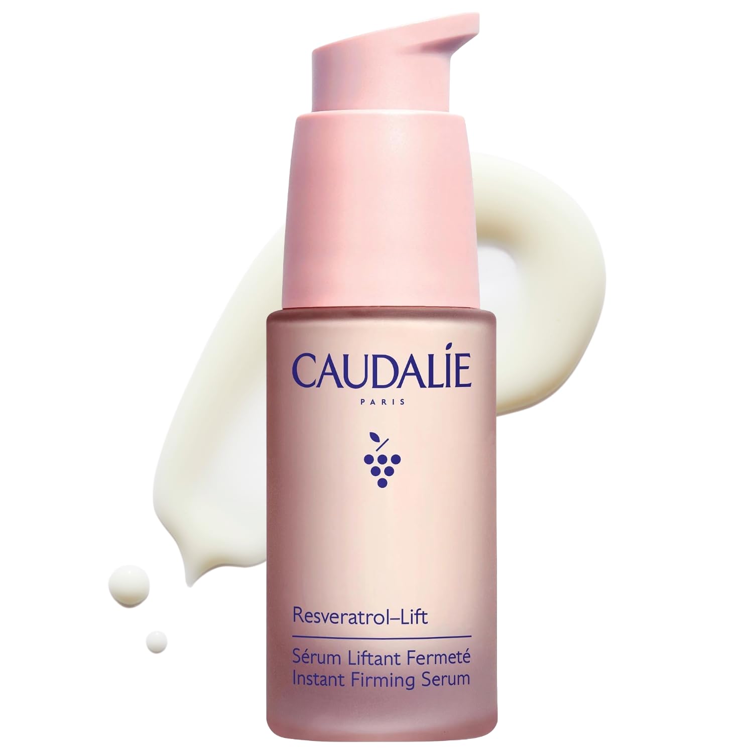 Caudalie front bottle showing product branding and elegant packaging benefits clarity