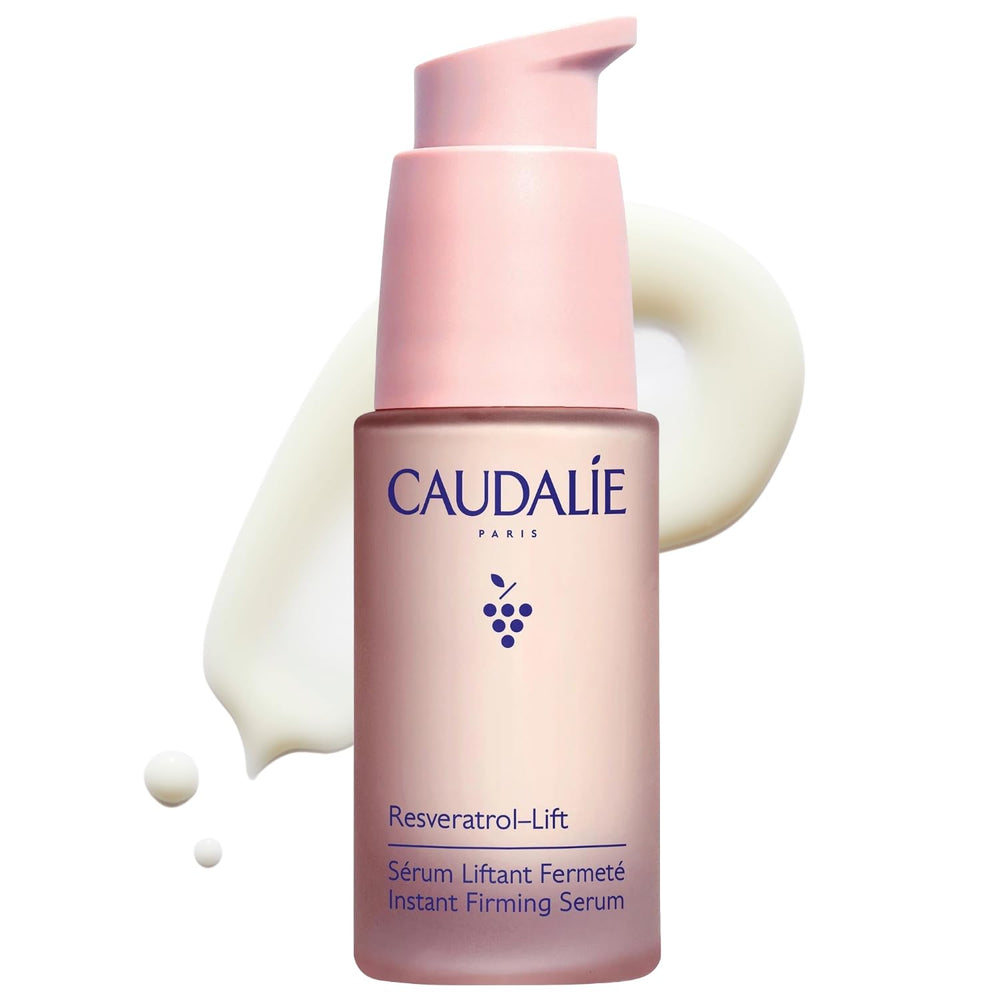 Caudalie front bottle showing product branding and elegant packaging benefits clarity
