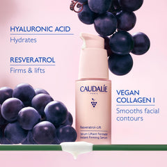 Caudalie bottle pump closeup for precise dispensing and easy application benefit