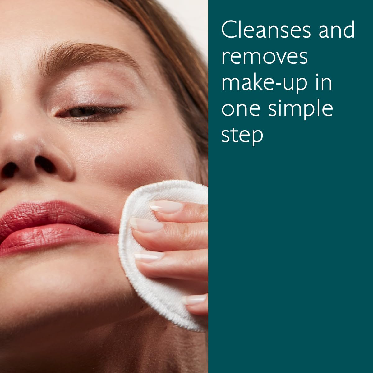 Close-up of Caudalie Vinoclean label highlighting vegan formula and ingredient clarity