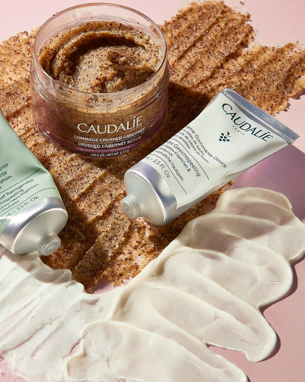 Caudalie Vinoclean scale and size with 75 mL tube for travel-friendly use