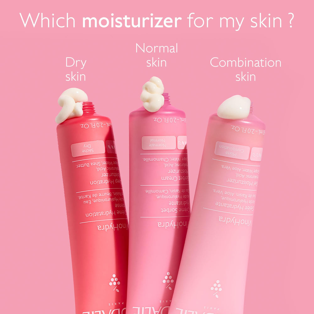 Caudalie product applied on hand demonstrating fast absorption and dewy feel