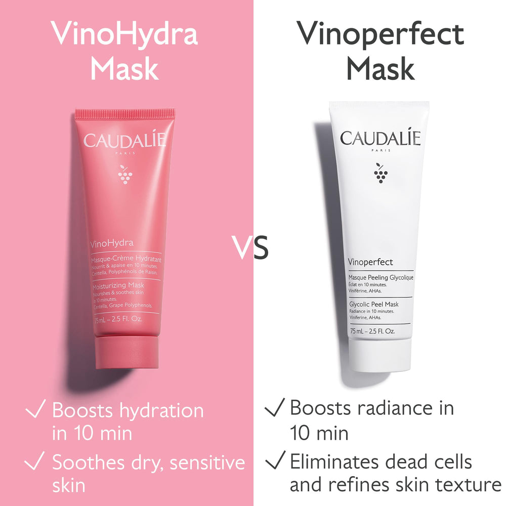 Caudalie VinoHydra with grape water bottle, antioxidant hydration benefit